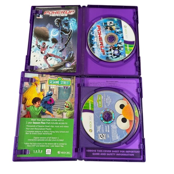 Xbox 360 Kinect Games Lot Of 4 Adventures Powerup Heroes Motionsports Adrenaline - Picture 3 of 6